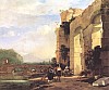 Asselyn, Jan (1610-1652) - Paysage italien avec ruines d'un pont romain et aqueduc.JPG